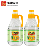 恒顺9度白醋1L*2桶食醋 1000ml泡醋蛋液 泡脚洗脸醋镇江特产白醋九度白醋