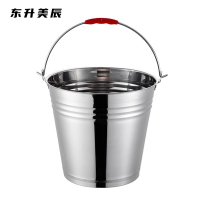 东升美辰 不锈钢提水桶加厚14L无盖 DS-ZP114 个