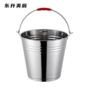 东升美辰 不锈钢提水桶加厚14L无盖 DS-ZP114 个