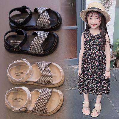 新依界女童凉鞋2021夏季新款儿童鞋子韩版时尚公主鞋女孩软底中大童