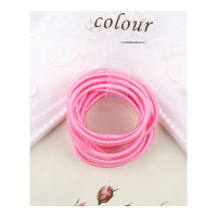 权夫人儿童头小号彩色不伤扎头头绳小女孩压圈绳橡皮筋