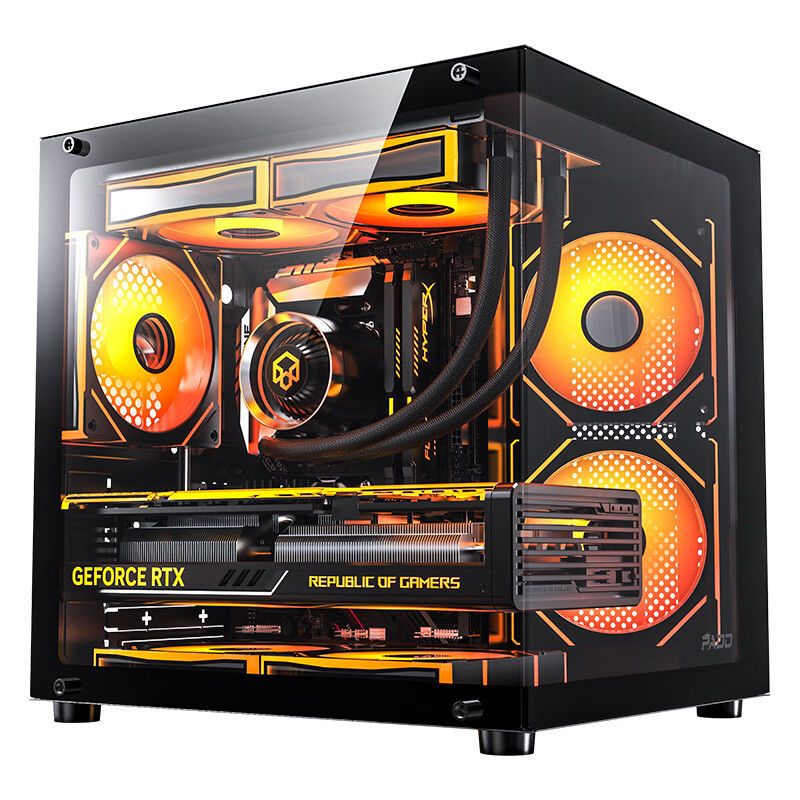 i5 14400F/RTX5060Ti 8G独显DDR5双通道内存DIY主机台式电脑组装电脑游戏电竞直播AI设计电脑5060Ti主机