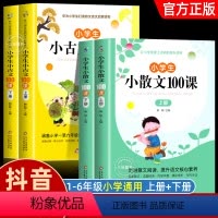 [全4册]小古文+小散文 小学通用 [正版]小学生小散文100课上下册 +小古文100课 名家散文读本100篇 语文经典