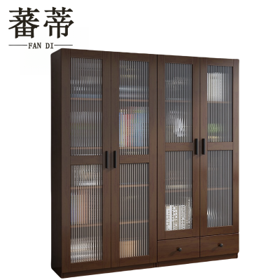 蕃蒂书柜四门二抽套