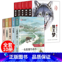 [全10册]曹文轩画本+沈石溪画本 [正版]狼王梦动物画本全套5册险境求生天降厄运狼性觉醒希望重燃金色丰碑8-12岁经典