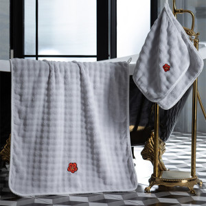 Kenzo KMJ-008 多功能巾二件套 毛巾:35x75cmx1浴巾:70x140cmx1(计价单位:套)