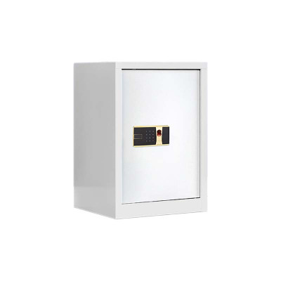 风雷动保密柜财务档案柜文件柜办公室资料储物柜保险柜电子密码国保锁单门白色--指纹密码锁