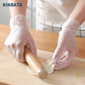 KINBATA一次性手套套装轻薄舒适全尺码国产塑料材质防护家居