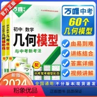 [数学3册]★模型+辅助线+压轴题函数 初中通用 [正版]2024新版初中数学几何模型大全初一初二初三几何压轴题解题方法