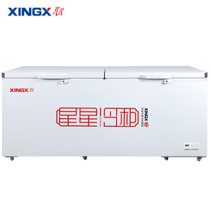 星星(XINGX)BD/BC-888GD厨房商用保鲜设备卧式冷柜单温冷藏冷冻转换家用大容量-35℃深冷速冻超市丸子雪糕柜