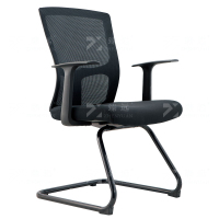 臻远ZY-7428 办公椅网椅中背职员椅会议椅弓形椅