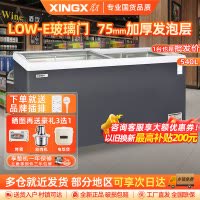 星星(XINGX) SD/SC-540B商用展示柜超市大容量卧式冷柜全冷冻冷藏冰柜雪糕海鲜丸子深底组合岛柜保鲜展示柜