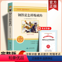 [送手册]钢铁是怎样炼成的 [正版]八年级下册经典常谈 朱自清著钢铁是怎样炼成的傅雷家书八年级必读原著完整版无删减必读课