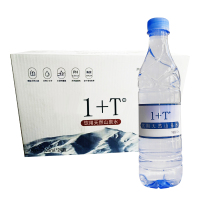 1+T 饮用天然山泉水 整箱装 525ml*24瓶/箱