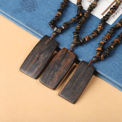 印尼达拉干沉香毛衣链项链正品沉香木手串黑油高密油线足半沉男女送女朋友老婆情人节七夕生日礼物