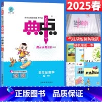 数学 人教版 四年级下 [正版]2025春荣德基典中点四年级下册数学练习题人教版RJ 小学典中点四年级下数学书同步训练高