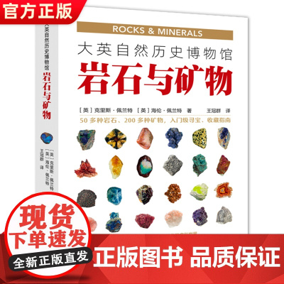 正版 大英自然历史博物馆岩石与矿物 50多种岩石200多种矿物岩石与矿物的多彩世界 儿童科普读物科普类书籍小学生课外书百
