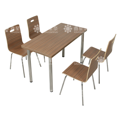 鑫星奈 XXN4040836 餐桌椅组合学校食堂桌椅一桌四椅