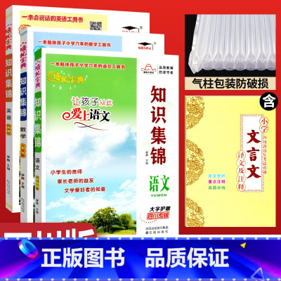 小学升初中 [正版]2024知识集锦四川专版语文数学英语知识大全全套3本 小学四五六年级重点知识集锦基础知识大集结小升初