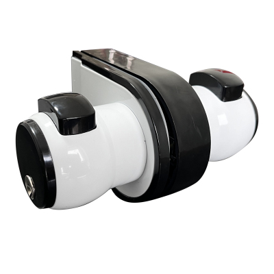 永易锦程 玻璃门隔断球形锁 黑白单开 套