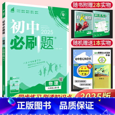物理 人教版 九年级上 [正版]初中九年级上册物理人教版RJ 2025版理想树初中物理九上同步训练单元练习题册附狂K重点