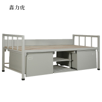 鑫力虎钢制单人床含柜