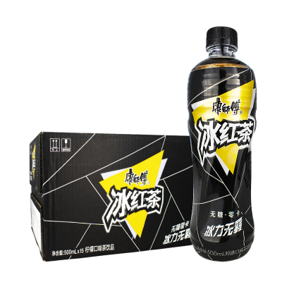 康师傅无糖冰红茶500ml*15瓶
