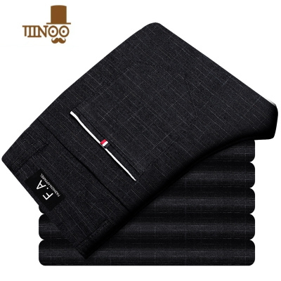 YANXU百搭长裤子男士休闲裤男宽松2023新款潮流韩版修身直筒男裤