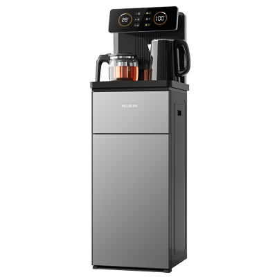 美菱(MELING)茶吧机 家用饮水机遥控智能双温双显双出水下置水桶全自动自主控温立式泡茶机MY-C919