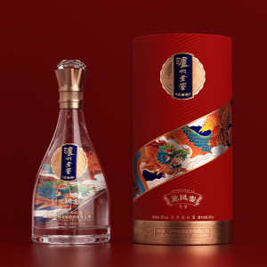泸州老窖龙凤銮锦藏浓香型商务宴请节日送礼酒纯粮口粮酒52度500ml 单瓶装