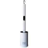 大卫马桶刷无死角家用洗厕所卫生间长柄软胶可夹洗脸巾H8