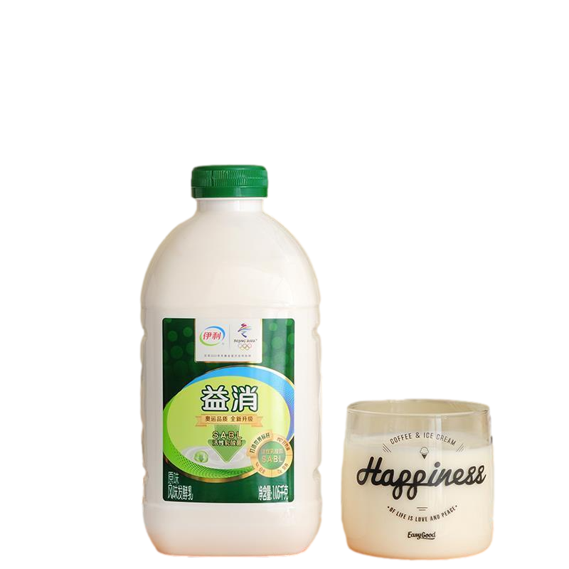【新产】伊利益消酸奶大桶风味发酵乳学生营养早餐牛奶实惠桶装原味1.