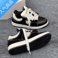 SUNTEK港风情侣小众面包鞋女2023春夏新款小白鞋ins超火运动休闲板鞋潮