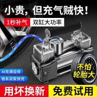 车载充气泵双缸大功率便携式带测胎压电动汽车轮胎打气泵4204