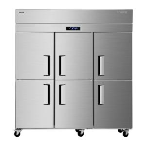 澳柯玛(AUCMA) 厨房冰箱VCF-1357XG 冷藏冷冻双温六门冰箱6开门大容量冷柜饭店后厨冷藏冷冻展示柜食品储藏箱