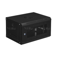 翌嘉 YJ5011640壁挂网络机柜网线理线柜 4u网门黑色