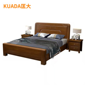 匡大 床 框架实木床接待床员工宿舍床 1.5*1.9米 KDT946