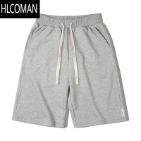 HLCOMAN工装美式复古灰色休闲裤针织短裤运动卫裤五分篮球裤男夏