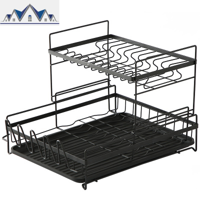 厨房用多功能放碗架沥水架晾碗架家用碗碟筷刀具收纳置物架砧板架 三维工匠