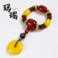 玛瑙玉髓金刚星月菩提配饰套餐套装手串手链三通佛头隔片桶珠搭配送女朋友老婆情人节七夕生日礼物