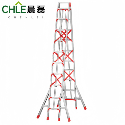 晨磊铝合金人字梯十步/个