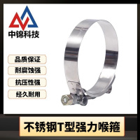 中锦科技 不锈钢T型强力喉箍直径92mm [T型强力]个
