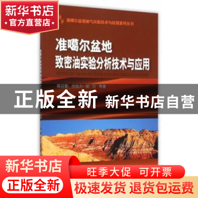 正版 准噶尔盆地致密油实验分析技术与应用 蒋宜勤,向宝力,杨召