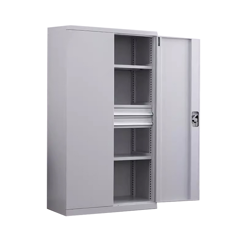 阿拉贡重型工具柜加厚物件工具储物柜工厂铁皮柜汽修厂零件收纳柜白色四层二抽