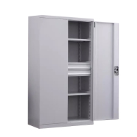 阿拉贡重型工具柜加厚物件工具储物柜工厂铁皮柜汽修厂零件收纳柜白色四层二抽