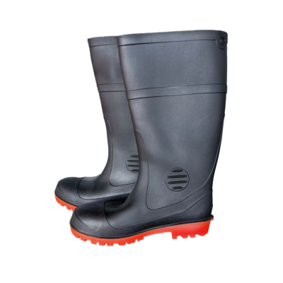 鸿灵睿芯 YX02s 长筒防滑雨靴(计价单位:双)黑色