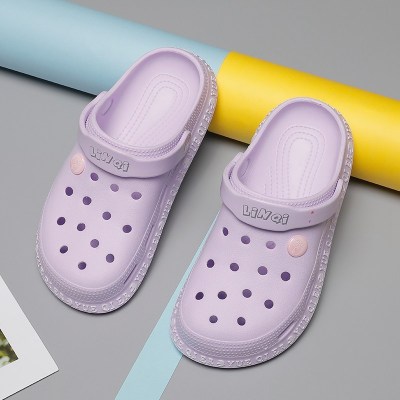 婕秘洞洞鞋女ins潮夏情侣拖鞋2021年新款沙滩鞋护士凉鞋外穿