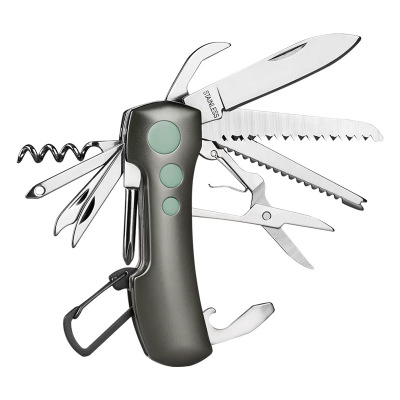 户外随身小刀不锈钢折叠战术求生多功能便携生存组合野外工具X7163