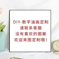 维诺亚私人定制图片DIY数字油画手绘填色风景动漫人物名画装饰油彩画