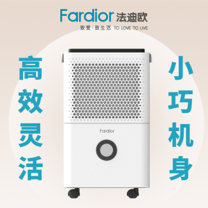 法迪欧智能除湿机12升日除湿轻巧设计机械定时功能FD-E12S